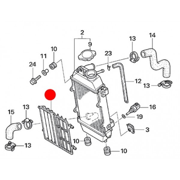 Griglia Radiatore MONTESA 4RT 05-18